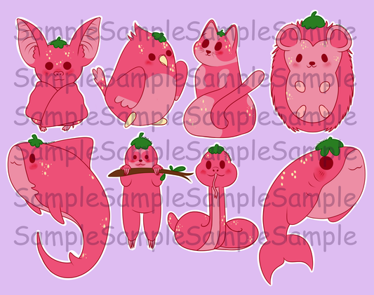 Strawberry Creatures (pack 1)